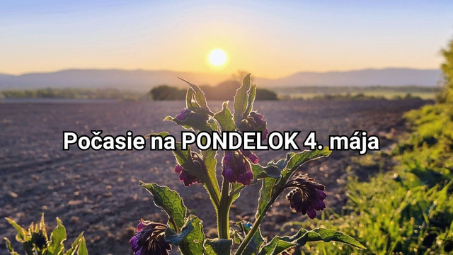 Predpoveď na zajtra, pondelok 4. mája: Bude horúco, ale problémy začne robiť vietor
