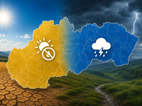 Nespadne ani kvapka. Tieto časti Slovenska sa dažďa ešte nedočkajú
