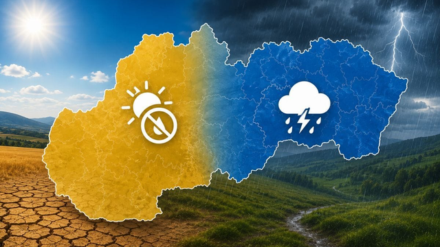 Nespadne ani kvapka. Tieto časti Slovenska sa dažďa ešte nedočkajú
