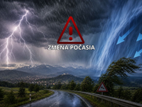 Búrky, vietor, lejak a aj mrazy. Pozrite si, čo nás už čoskoro čaká na MAPE
