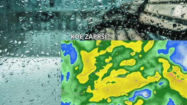 MAPA dažďa: Spadne až 60 litrov na meter štvorcový pôdy. Predpoveď je čoraz lepšia