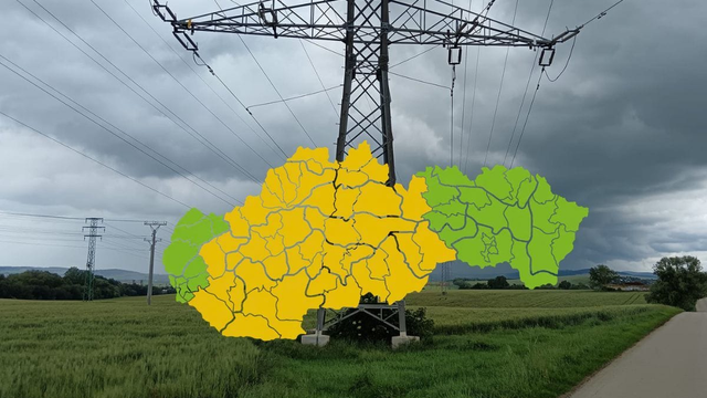 MAPA búrok: Búrky dnes prinesú lejaky a platí varovanie. Tieto kraje pozor