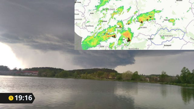 Búrkový systém prinesie silné búrky. Slovensko taktiež čakajú búrky, ale až zajtra