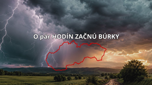 O pár hodín začnú BÚRKY. Prinesú konečne zrážky