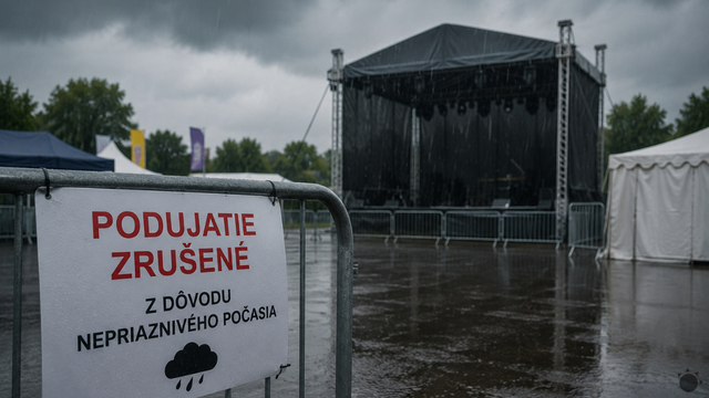 Upršané počasie ruší podujatia. Víkendové plány budú mnohí musieť zmeniť