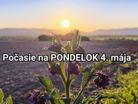Predpoveď na zajtra, pondelok 4. mája: Bude horúco, ale problémy začne robiť vietor