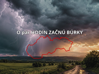 O pár hodín začnú BÚRKY. Prinesú konečne zrážky