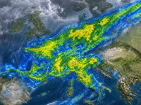 Európu zaleje DÁŽĎ, vydali dokonca výstrahy. MAPA dažďa poteší poľnohospodárov, ale nie tých slovenských