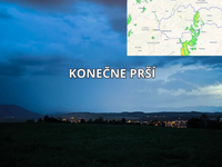 Na Slovensku konečne prší! Radar ukazuje zrážky