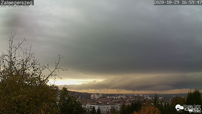 v Maďarsku sa objavila takáto supercela, zdroj: idokep.hu