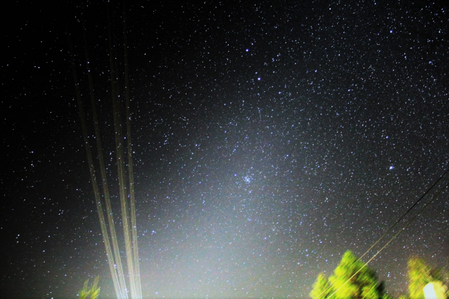 Zvieratníkové svetlo pozorované v roku 2019, Foto: Tadeáš Valent