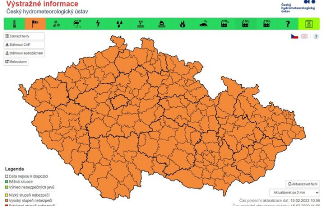 Zdroj: ČHMÚ