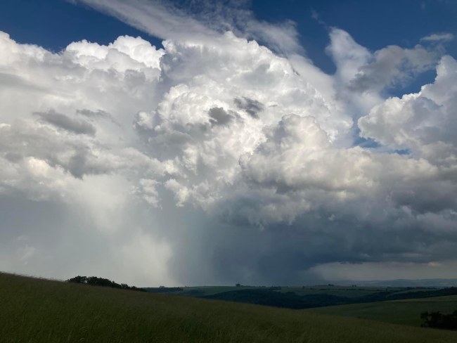 Supercela pri Uherskom Hradišti, foto: Patrik Josiek, čas 18:30