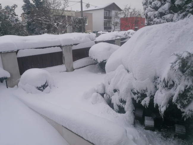 Snehová kalamita v Košiciach, foto: Jana Olexová